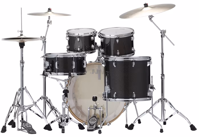 Tama Superstar Classic Maple Midnight Gold Sparkle Rock Set - Dobszett
