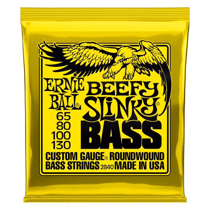 Ernie Ball 2840 Beefy Slinky Nickel Wound Electric Bass 65-130 - Basszusgitár húrok