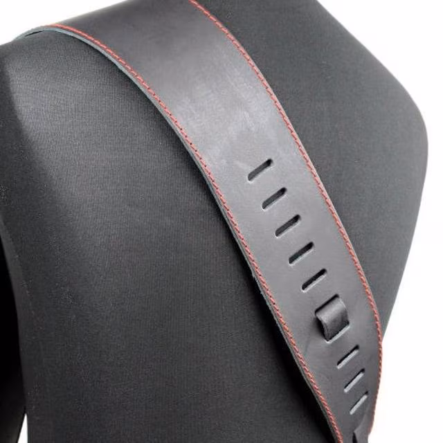Richter Raw III Contour Vintage Black/Red - Gitár hevederek