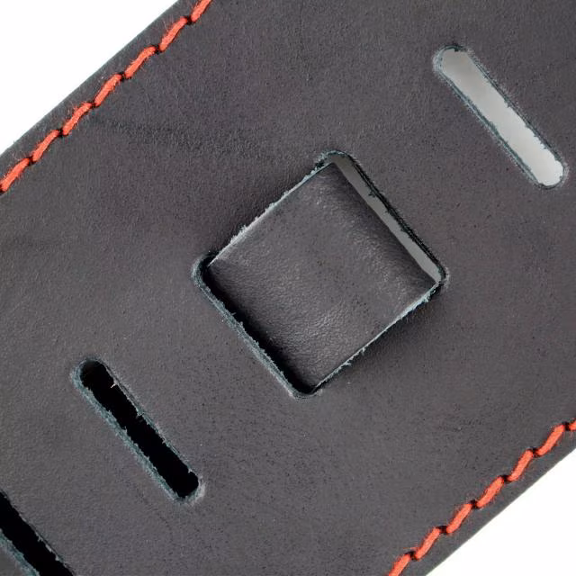 Richter Raw III Contour Vintage Black/Red - Gitár hevederek