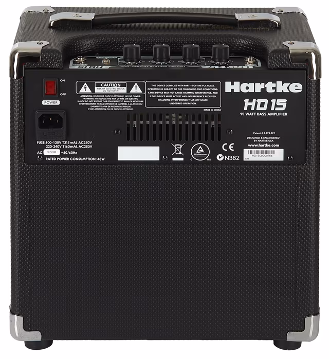 Hartke HD15 - Tranzisztoros basszusgitár kombó