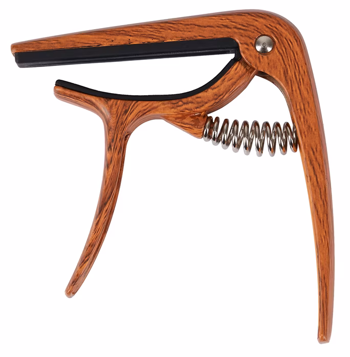 Guitto GGC-04 Metal Capo Classical Wood - Kapodaszter