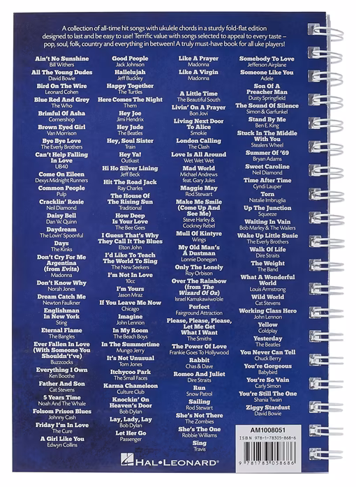 MS 101 Hits For Ukulele (Blue Book) - Ukulelé kotta