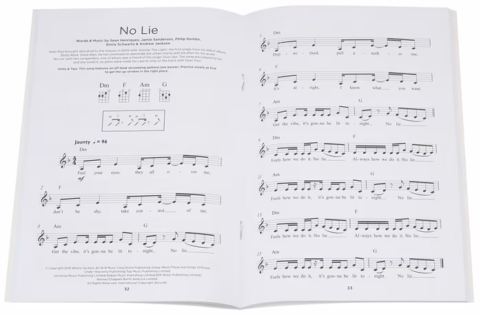 MS Really Easy Ukulele: Chart Hits - #1 Spring/Summer 2017 - Ukulelé kotta