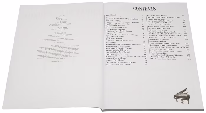 MS Great Piano Solos - The Film Book - Zongora kotta