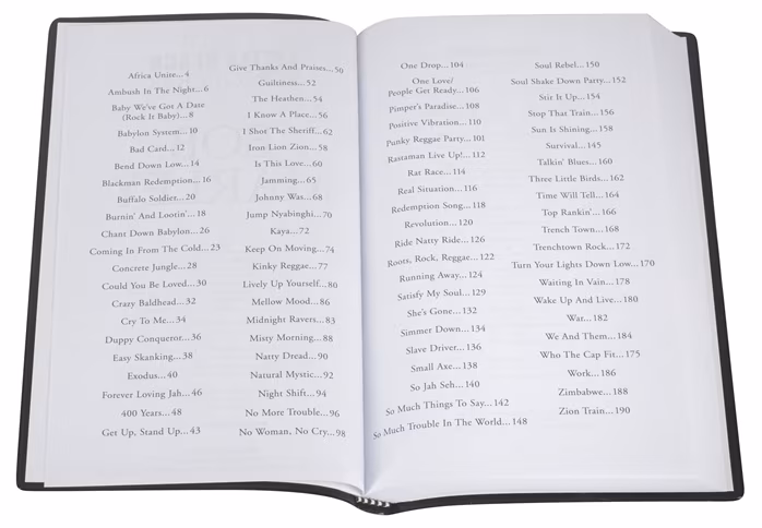 MS The Little Black Songbook: Bob Marley - Énekeskönyv