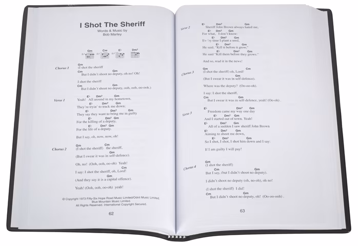 MS The Little Black Songbook: Bob Marley - Énekeskönyv