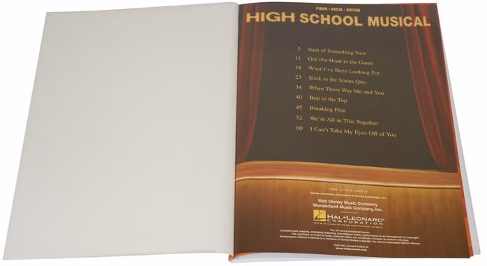 MS High School Musical - Selections (PVG) - Ének kotta
