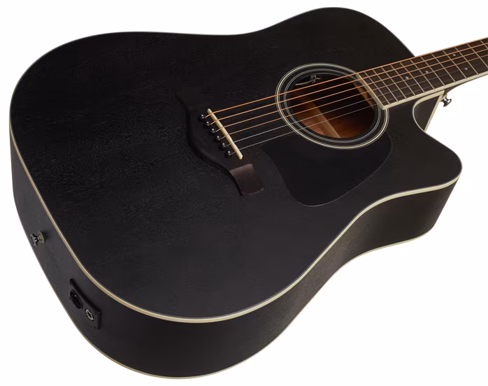 Ibanez AW84CE Weathered Black - Elektroakusztikus gitár