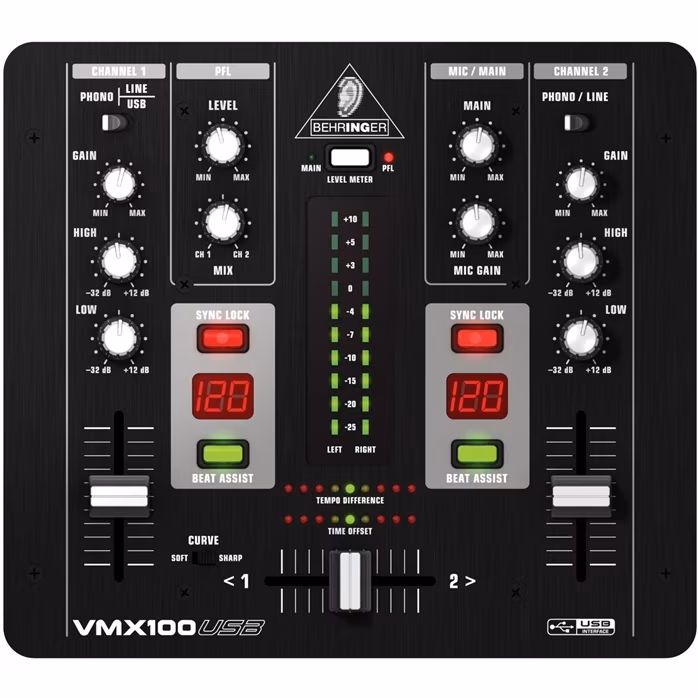 Behringer VMX100USB - DJ keverő