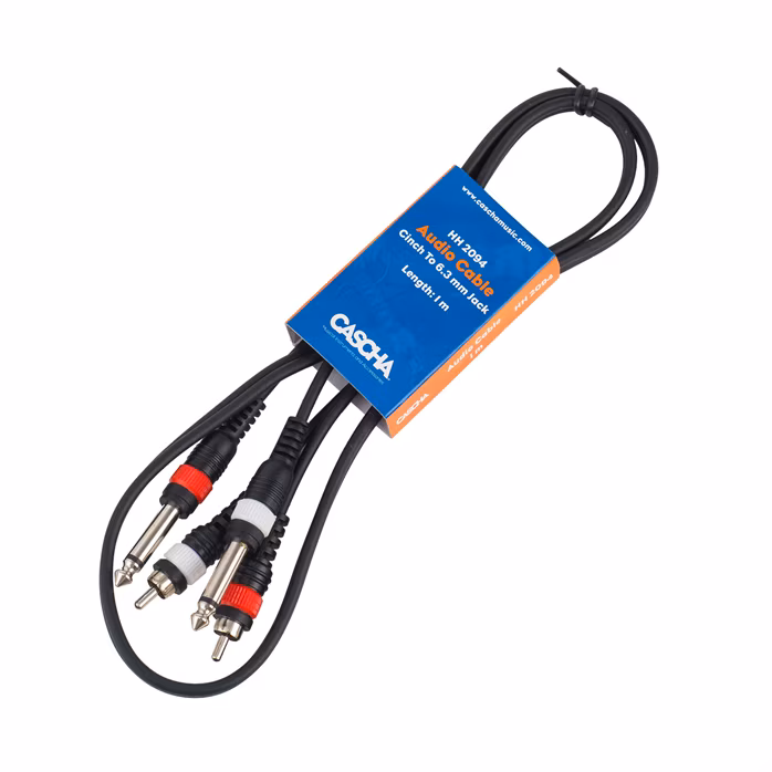 Cascha Audio Cable Stereo 1 m 6,3 mm - Összekötő kábel