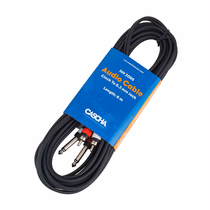 Cascha Audio Cable Stereo 6 m 6,3 mm - Összekötő kábel