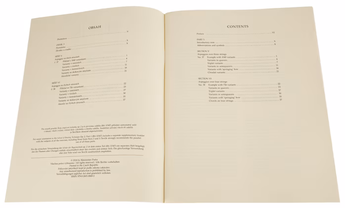 MS Škola smyčcové techniky pro violoncello op. 2, sešit V a VI - Otakar Ševčík - Cselló kotta