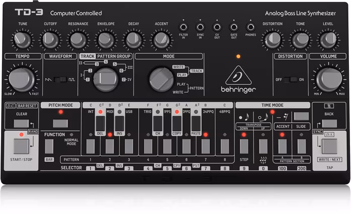 Behringer TD-3-BK - Basszus szintetizátor