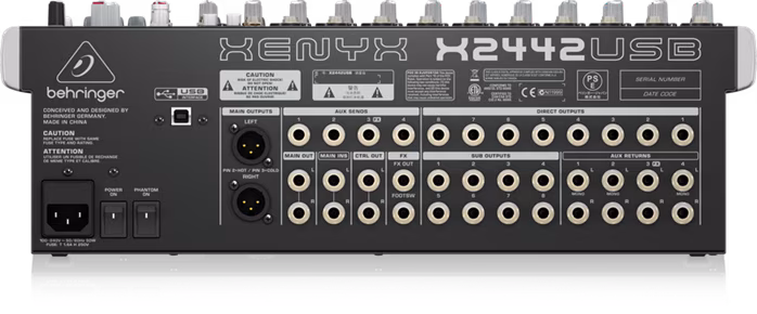 Behringer Xenyx X2442USB - Analóg keverő pultok