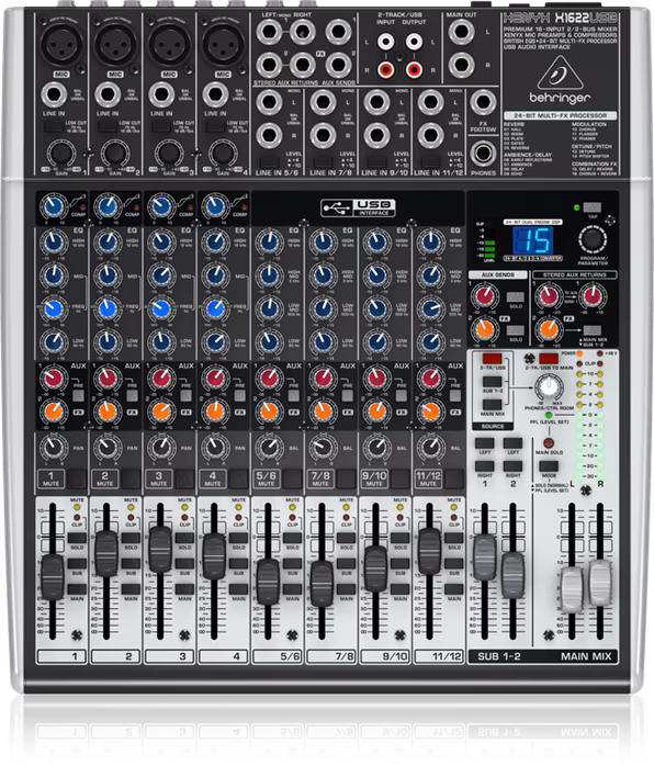 Behringer Xenyx X1622USB - Analóg keverő pultok