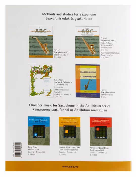 MS Saxophone ABC vol. 1 - Szaxofon kotta