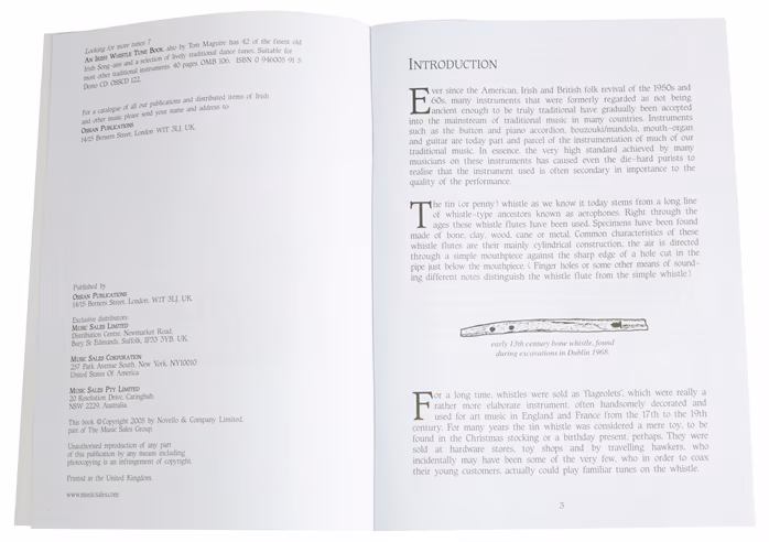 MS How To Play The Irish Tin Whistle Triple Pack - Ír fuvola játéktan