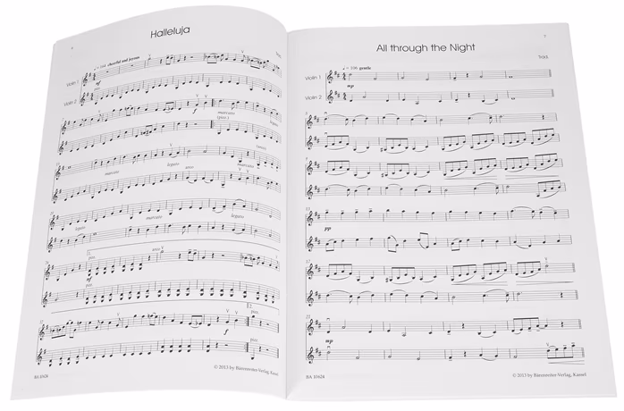 MS Folk for two Violins - Hegedű kotta