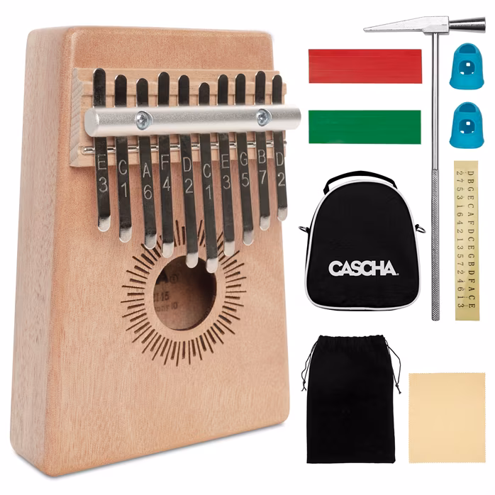 Cascha Kalimba Mahogany 10 - Kalimba