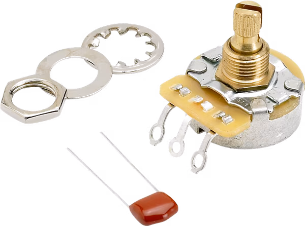 Fender 250K No-Load Split Shaft Potentiometer - Potenciométer