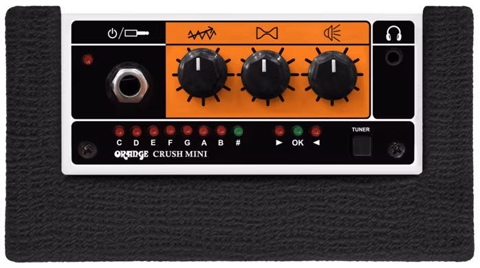 Orange Crush Mini Black - Tranzisztoros gitárkombó