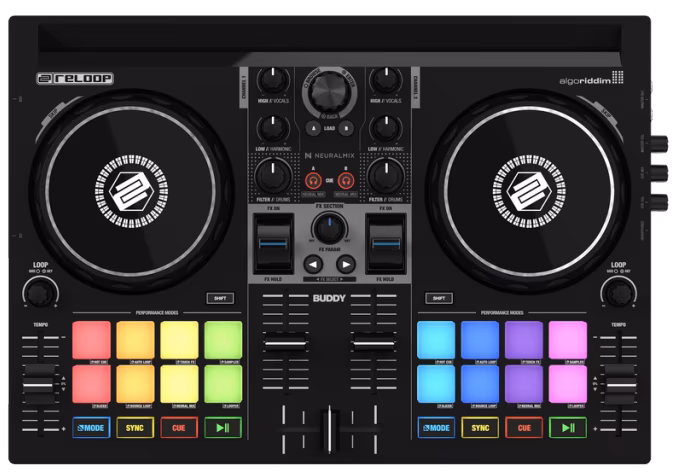 Reloop Buddy - DJ kontroller USB kártyával
