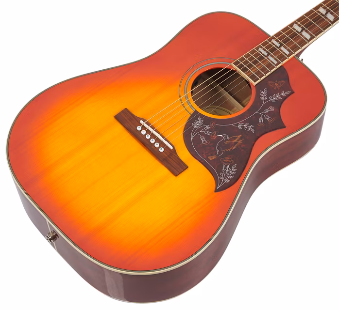 Epiphone Hummingbird Studio Solid Top Fishman Sonitone FC (használt) - Elektroakusztikus gitár