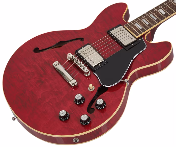Gibson ES-339 Figured Sixties Cherry  - Szemiakusztikus gitár