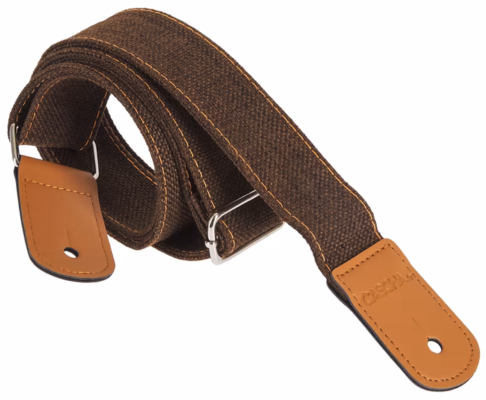 Cascha Ukulele Strap Cotton - Brown - Ukulelé heveder