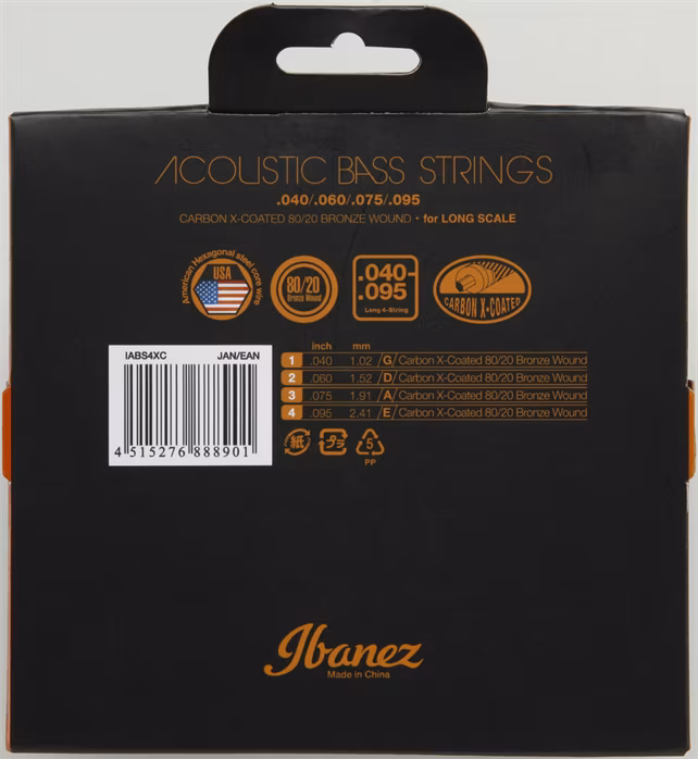 Ibanez IABS4XC - Akusztikus basszusgitár húrok