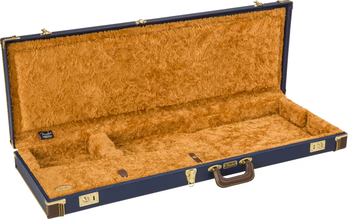 Fender Classic Series Case Strat/Tele, Navy Blue (kicsomagolt) - Elektromos gitár keménytokok