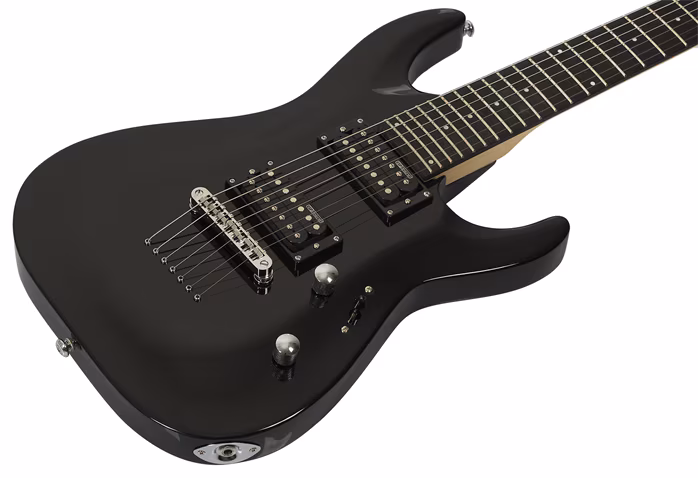 ESP LTD MH-17KIT BLK (Újszerű) - Elektromos héthúros gitár