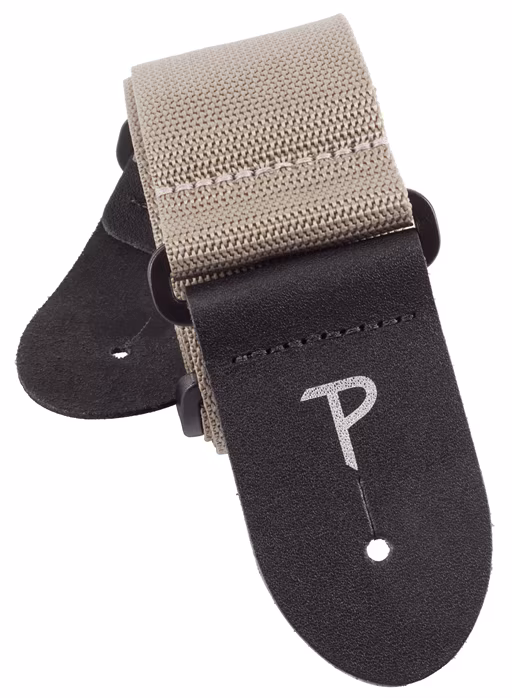 Perri's Leathers Poly Pro Extra Long Tan - Gitár hevederek