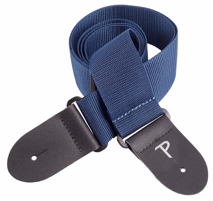 Perri's Leathers Poly Pro Extra Long Navy - Gitár hevederek