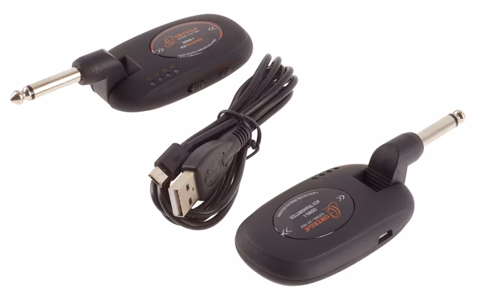 Ortega ODWS-1 Black - Vezeték nélküli gitárszett