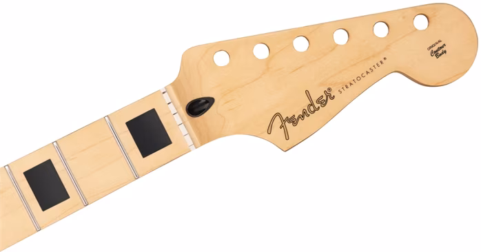 Fender Player Series Stratocaster Neck, Block Inlays, 22 Medium Jumbo Frets, Maple - Gitár nyak