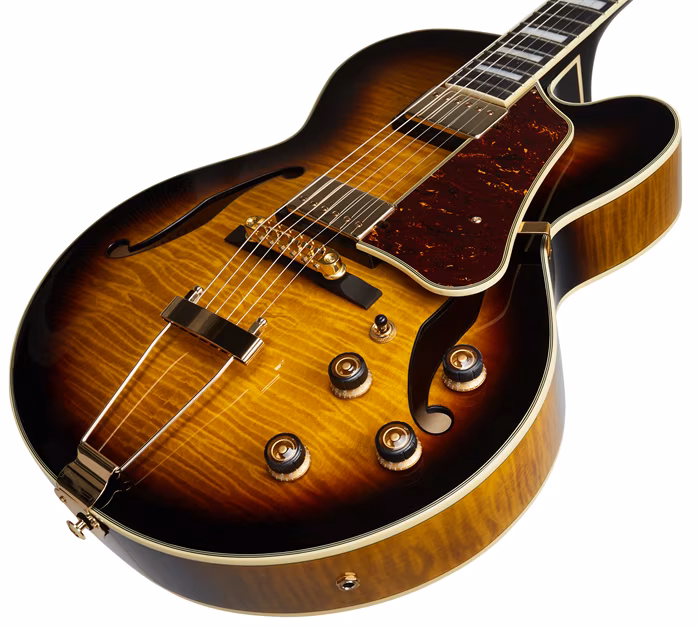 Ibanez AF95FM Antique Yellow Burst - Szemiakusztikus gitár