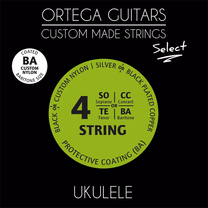 Ortega UKS-BA - Bariton ukulelé húrok