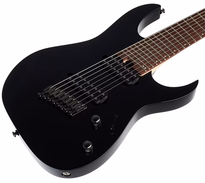 Ibanez RGMS8 Black - 8 húros elektromos gitár