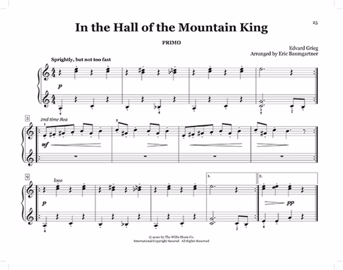 MS First Classical Duets - John Thompson´s  - Zongora kotta