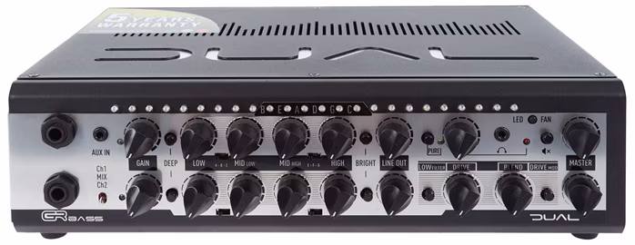 GR Bass DUAL 800 - Tranzisztoros basszusgitár erősítő