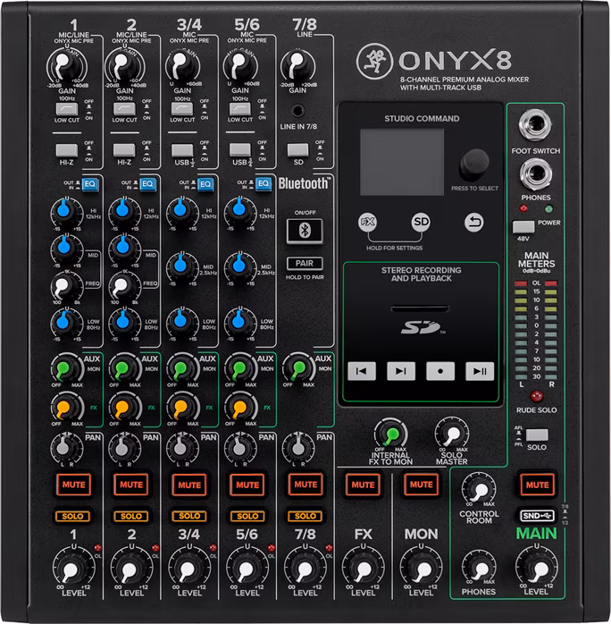 Mackie ONYX8 - Analóg keverő pultok