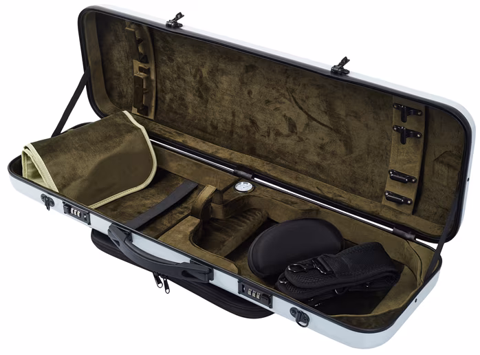 Pierre Marin Violin PC Oblong Case 4/4 White - Hegedű tok