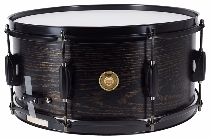 Tama 14" x 6,5" Woodworks Black Oak Wrap Snare Drum - Pergődob