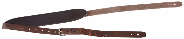 Flight S58 Brown Leather Ukulele Strap - Ukulelé heveder
