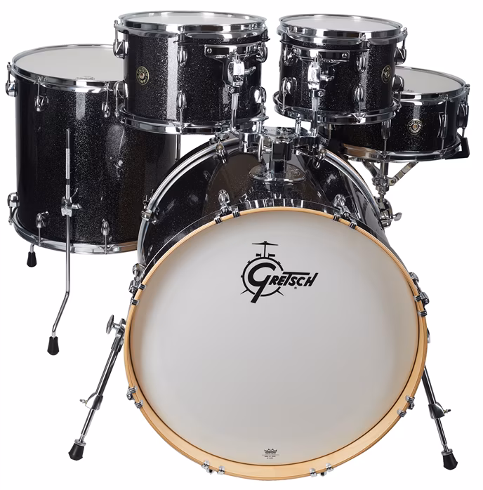 Gretsch Catalina Maple Black Stardust Rock Set - Dobszett