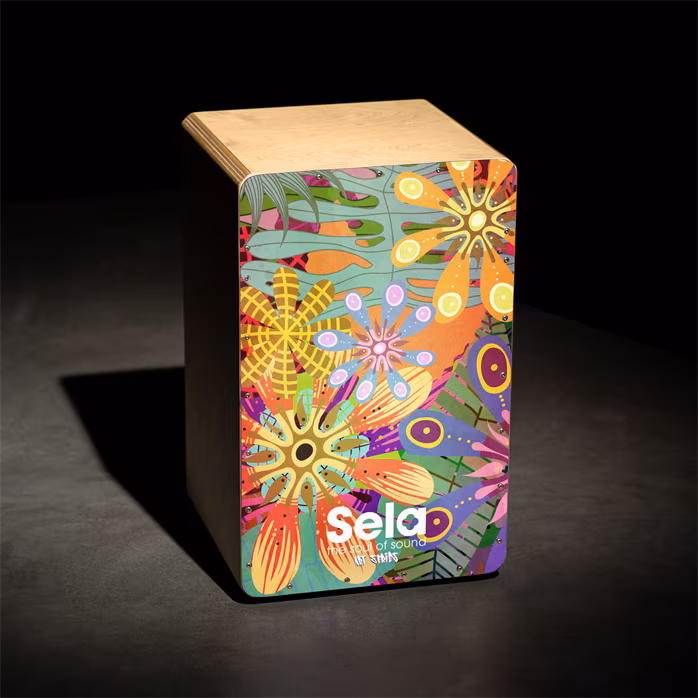 Sela Flower Power Art Series - Cajon