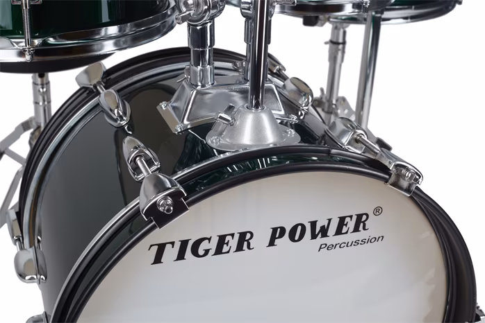 Tiger Power TCCJR40 Dark Green - Gyerek dobszett