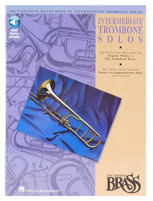 MS Canadian Brass Book of Intermediate Trombone Solos - Harsona kotta